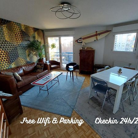 Le Cosy-Chic - T3 Balneo A Villeurbanne / Lyon Luaran gambar