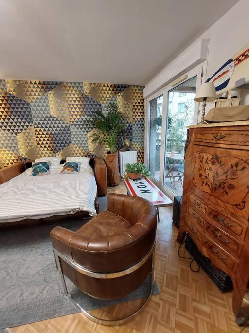 Le Cosy-Chic - T3 Balneo A Villeurbanne / Lyon Luaran gambar