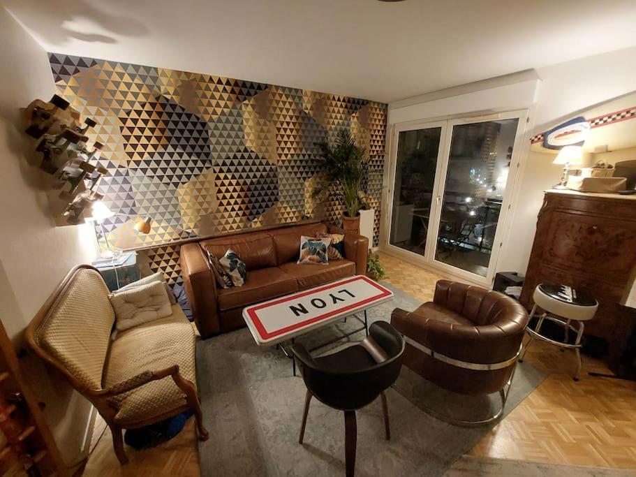 Le Cosy-Chic - T3 Balneo A Villeurbanne / Lyon Luaran gambar